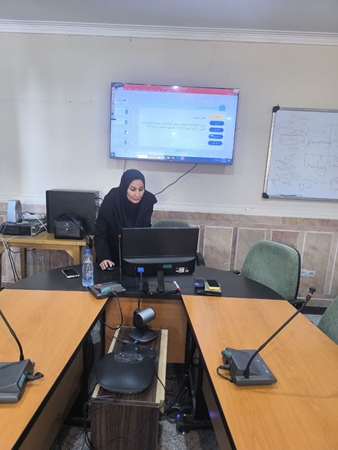 برگزاری جلسه دفاع خانم فاطمه علی پوری 